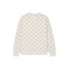 MLB T MONOGRAM SS24 Sweatshirt Unisex Cream 3AMTM0141-50CRS