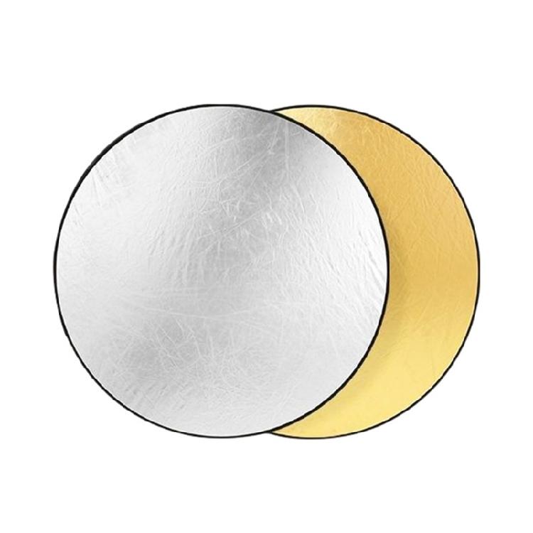 Lightweight Portable Photo Reflector With Silver Gold White Black Translucent Panel For Video Shoot Live Streaming