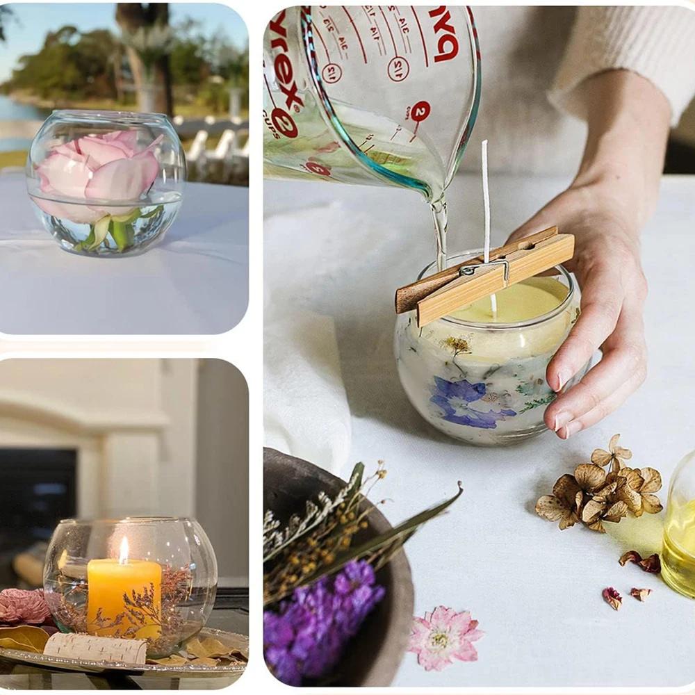 Glass Tealight Candle Holder Round Clear Votive Candle Holders for table decor Candle Holders Bulk for Wedding Decor and Home