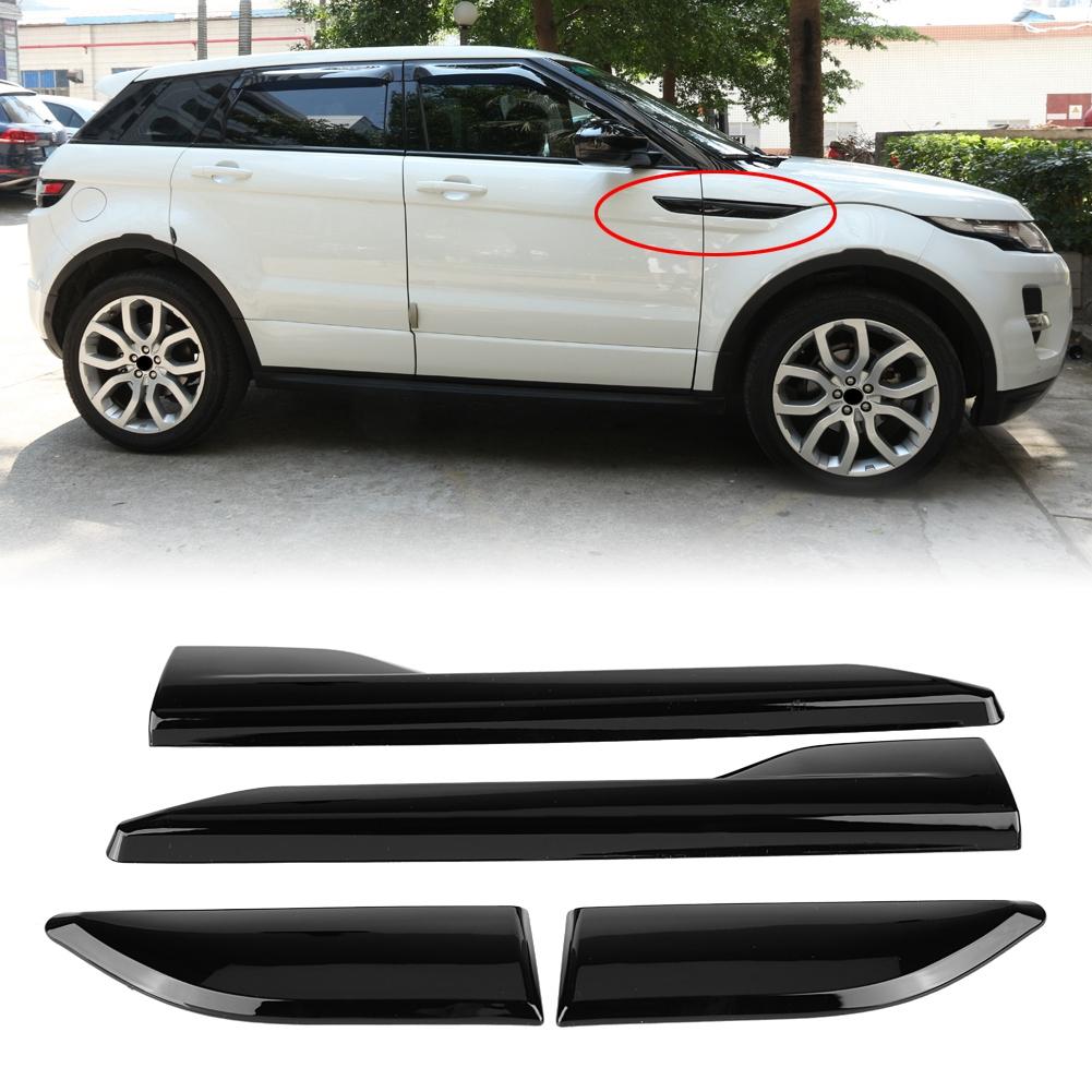 4Pcs Car Fender Side Air Vent Outlet Cover Trim for Land Rover Range Rover Evoque 2012 2018(#2)