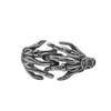Hand of Power Interlocking Open Adjustable Devil's Finger Ring Gothic Punk Ring