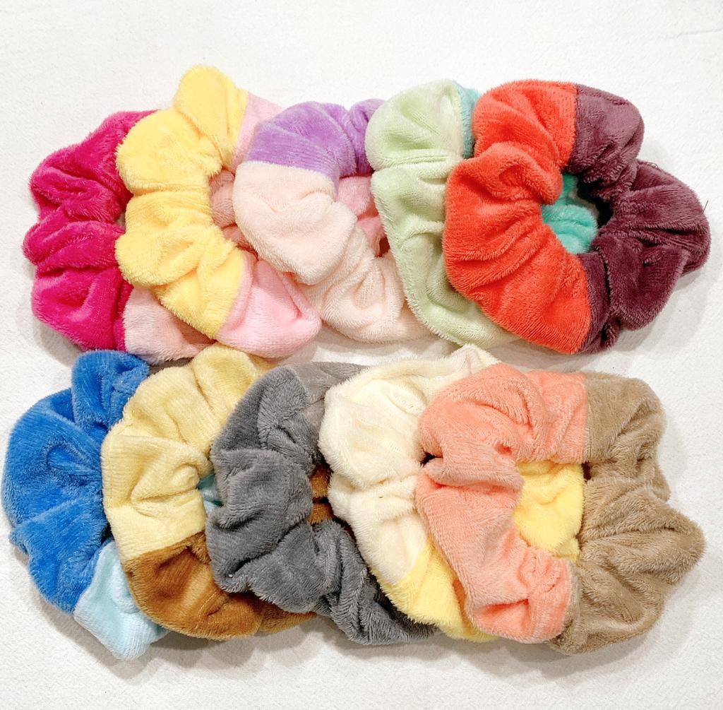 15PCS/Set Women French Elastic Hair Scrunchies For Women Hair Ties Rubber Band Hair Rope Accessories Lady Headdress 2021