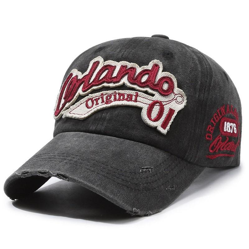 Retro Amerikanische Street Duckbill Baseballkappe mit großem Schirm & weichem Oberteil - Waschbar für Damen & Herren