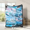 Pokémon Eevee Member Print Blanket Fluffy Plush Sofa Bed Blanket for Kids Adults Travel Camping Supplies Car Office for Gifts