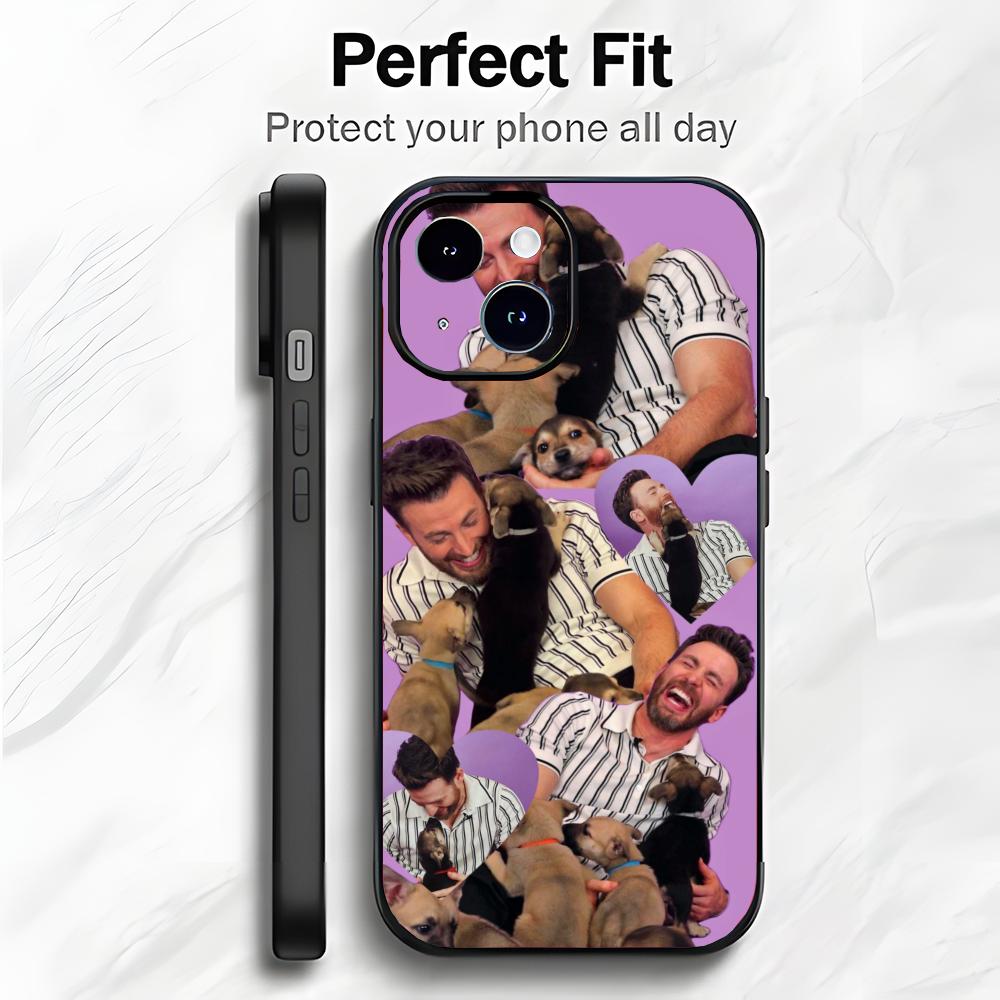 Hollywood Actor C-Chris Evans Phone Case Phone Case Soft Packaging Lightweight For iPhone17 16 15 14 13ProMax