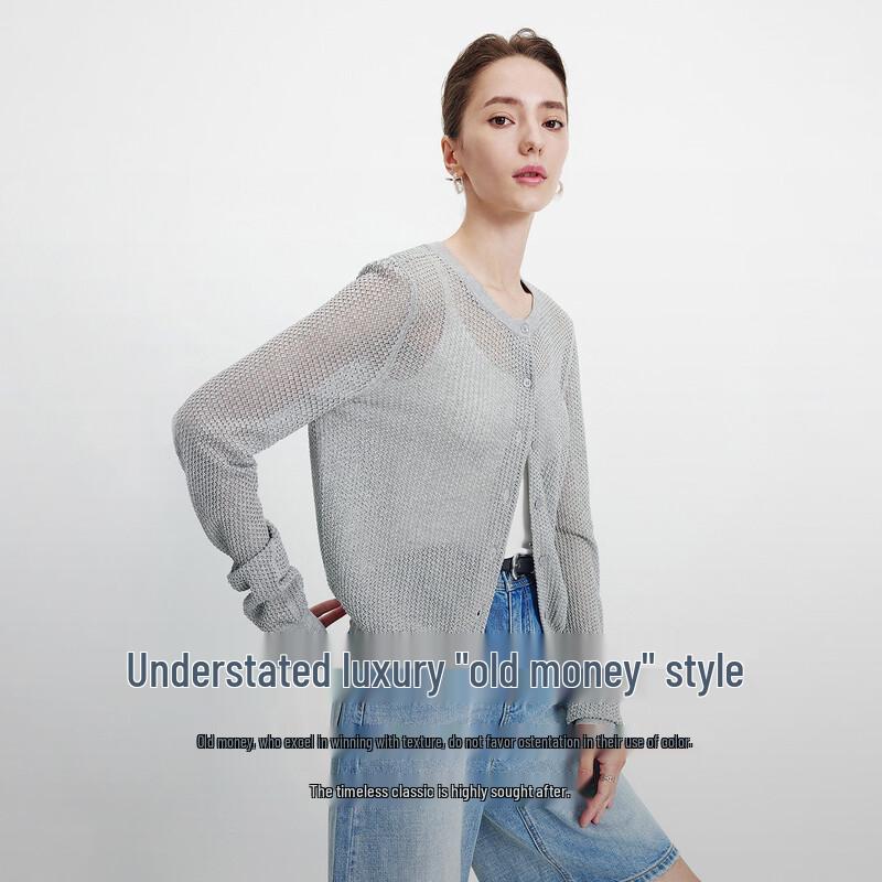 Navigare Women's Thin Long-Sleeve Knit Cardigan