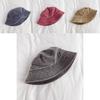Washed Retro Denim Bucket Hat For Men Women Trendy Sun Protection Spring Summer Autumn