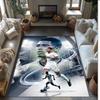 Tappeto Morbido per Area con Motivo Calcio Jude Bellingham Antiscivolo Tappeto per Pavimento Interno Tappetino Decorazione Sportiva per Camera da Letto