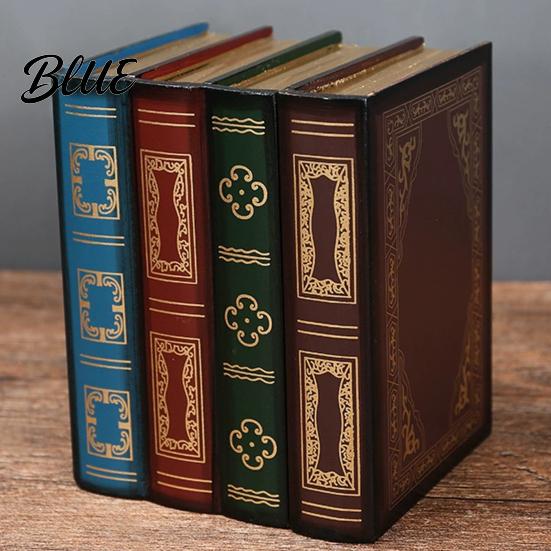 Small Item Storage Box Fake Book Decoration Ornaments Flip-Top Hollow Design