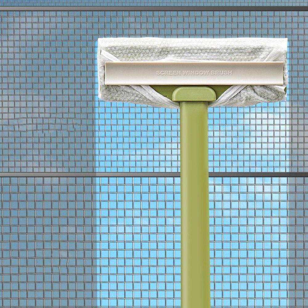 Scratch-Free Window Mesh Scraper Adjustable Head Squeegee Wiper Cleaning Tool  Mirror Cleaning