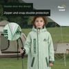 Impermeable Infantil para Uso en Exteriores, Impermeable para Niños con Espacio para Mochila, Estilo Largo para Niñas y Niños, Poncho de Lluvia Especial para Escuela Primaria