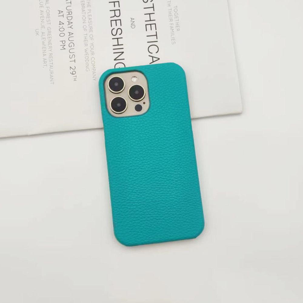 The new lychee pattern is suitable for 15/17 Apple mobile phone case, half pack of 16pro/16promax mobile phone case.