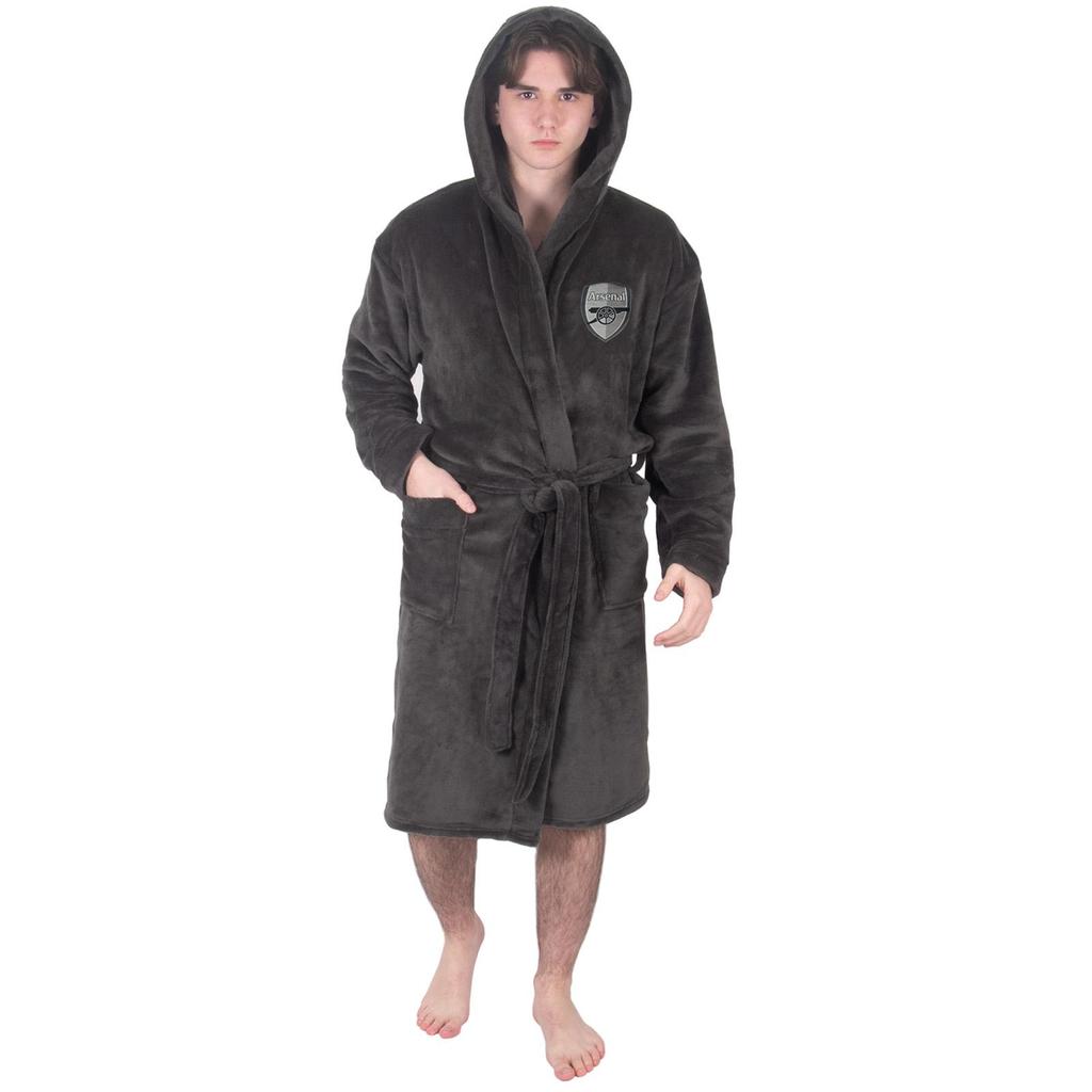 Arsenal FC Men's Crest Fleece Dressing Gown