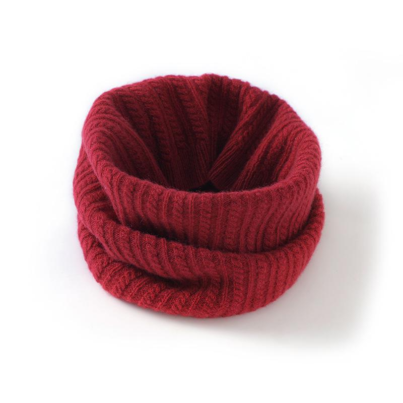 Unisex Pure Cashmere Thickened Neck Warmer for Autumn/Winter – Pull-Over Snood, Cold-Proof Wool Dickey