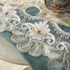 New Light Luxury Tablecloth Suede Plate with Embroidered Diamond High-Grade Tablecloth Home Decorative Tablecloth