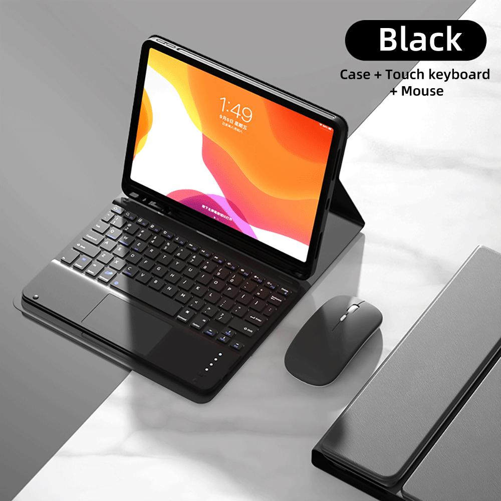Case Keyboard For iPad Air 11 13 2024,For iPad 10.2 7/8/9th 10th Generation,Air 4 5 10.9'' Pro 11 12.9 Cover With Pencil Holder