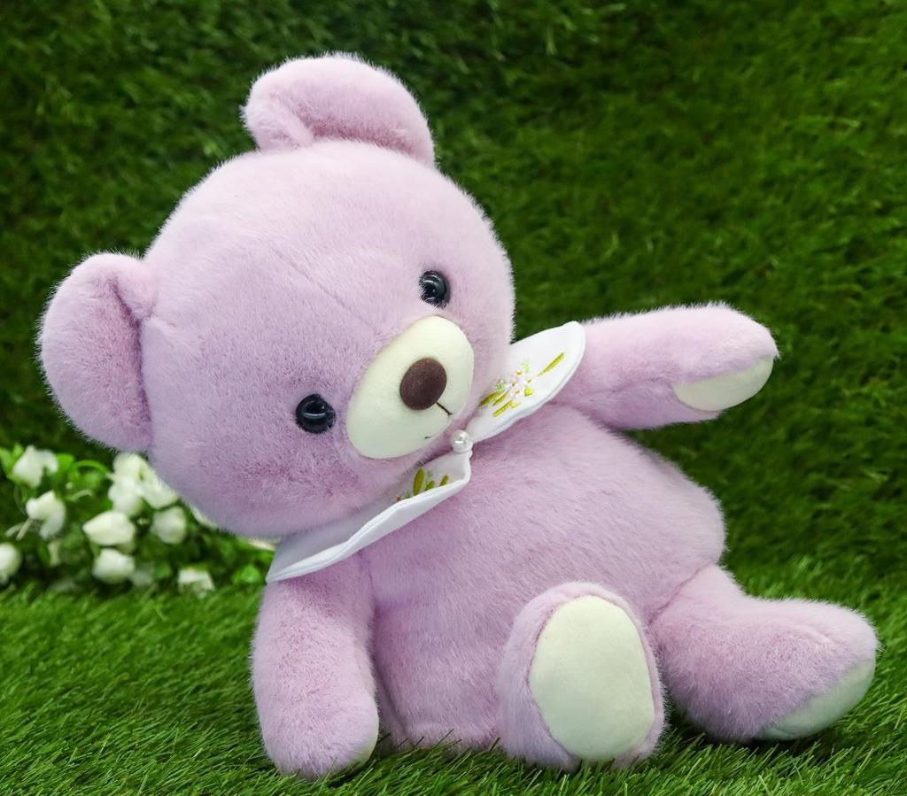 Takeoff Plush Toy with Music Box - Baby Bear Drop (M, Purple)