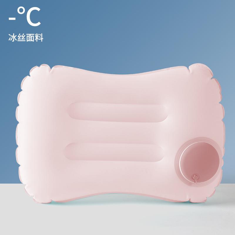 Travel Portable Outdoor Inflatable Pillow Camping Storage Inflatable Pillow Office Backrest single neck pillow