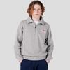 CUSTOMUS Men'S Logo Embroidered Half-Zip Sweatshirt Cxs25Fkkt918 Gry