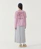 Covernat Woman Sweat Cargo Skirt Melange Gray