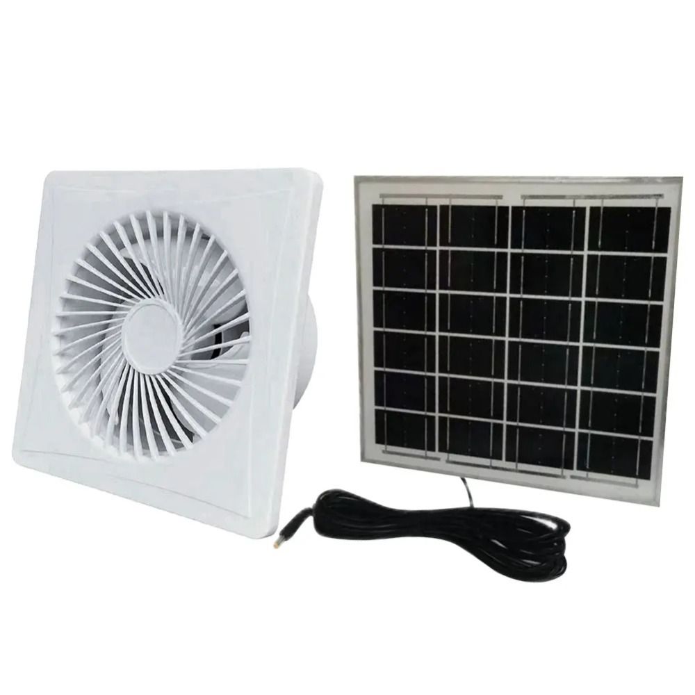 Round Boosted Impeller Fan Energy-efficient Solar Exhaust Fan Durable Exhaust Fan Air Blower Shed