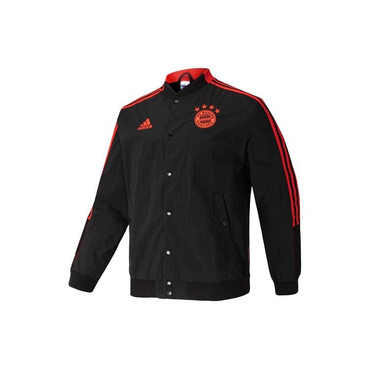 adidas Fcb Cny Bomber Series Soccer/Football Sports Printing aviator Jacket Black Men s GU6961 S