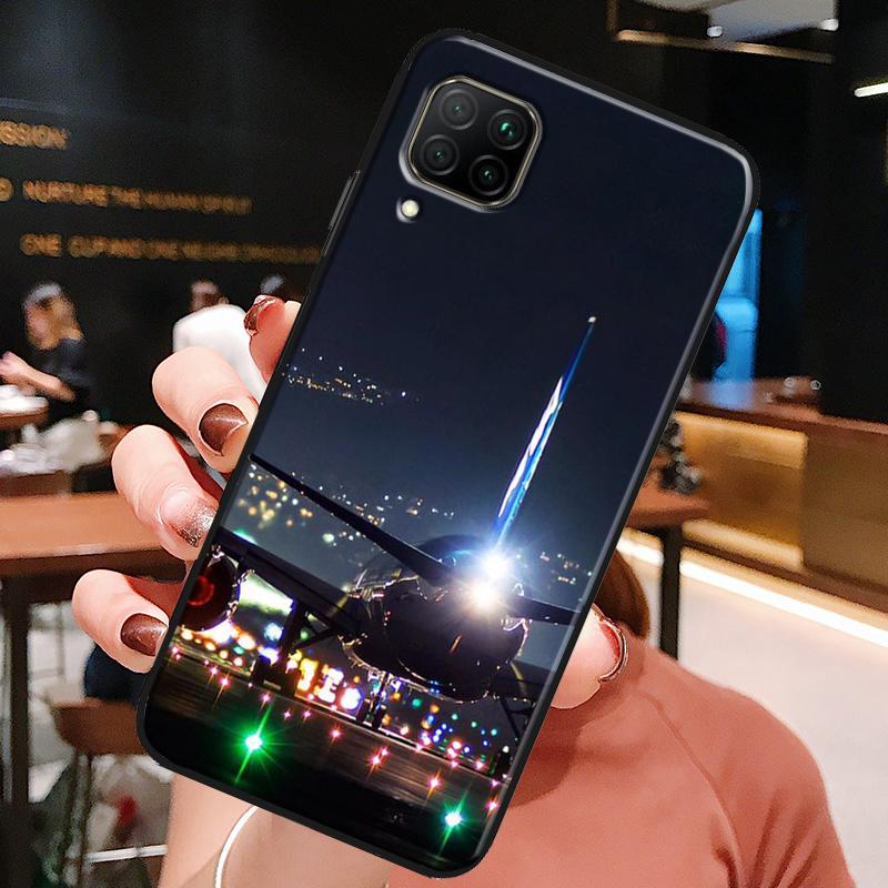 airplane Travel  Flying For Huawei Honor X8a X7a X9a X8 50 70 90 Lite Magic5 Pro P20 P30 P40 P50 P60 Nova 9 5T Case