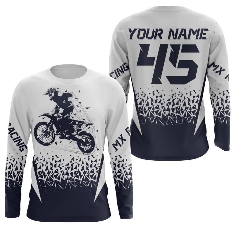 Free Custom Women Motorcycle Off-Road Oversized Racing Riding Suit Mountain Speed Control Motorcycle Men's Long Sleeved T-Shirt