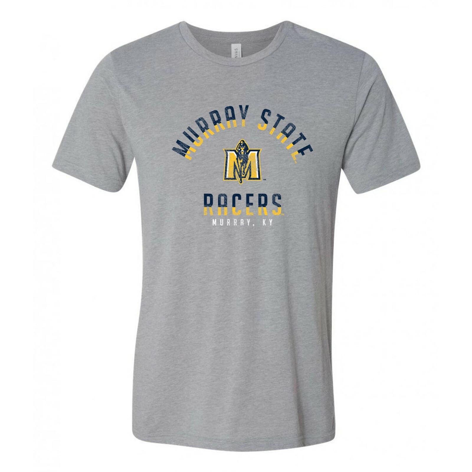 Murray State Racers Division Arch Triblend T Shirt - Athletic Grey M
