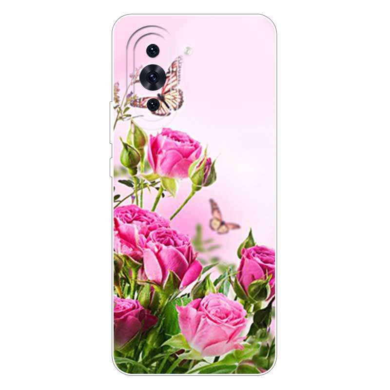 For Huawei Nova 10 Case Fashion Silicone Soft Cat Lion Back Cover for Huawei Nova 10 Case Protection Nova10 Cool Cartoon Shells