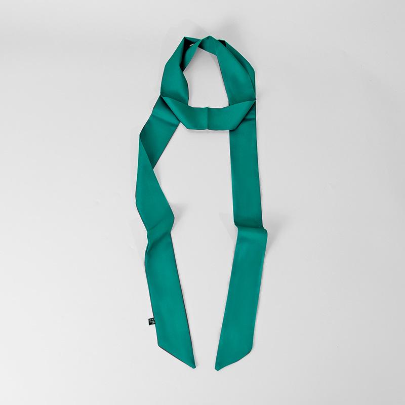 Elegante Sciarpa in Seta Raso 200cm: Accessorio Sottile, Lungo e Stretto da Donna per Capelli, Collo, Borsa o Cintura