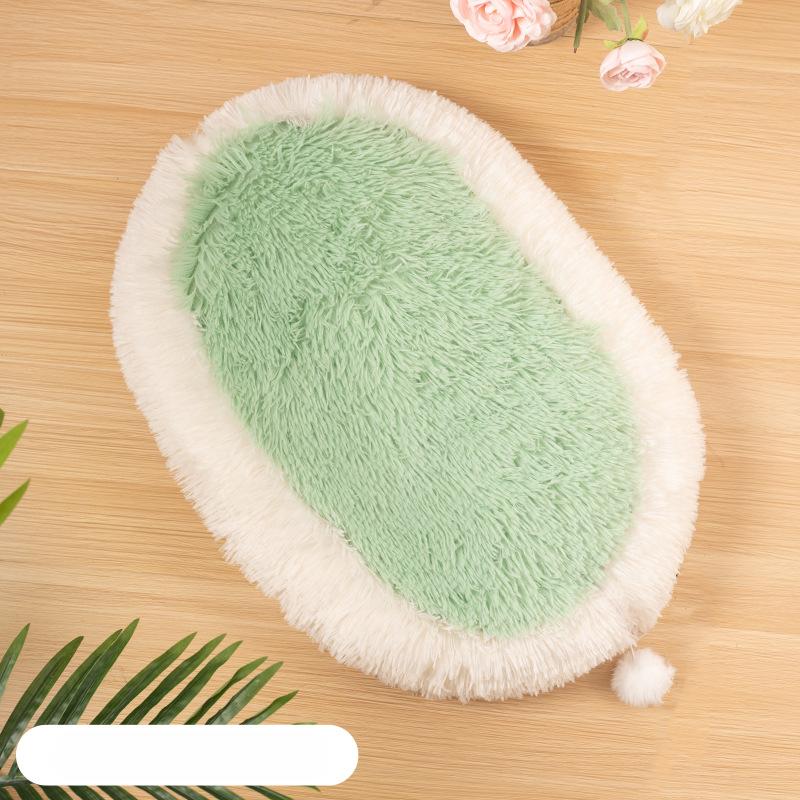 

Гнездо для кошки, кровать для кошки, кровать для питомца, осень и зима, толстый плюш, зимнее теплое гнездо для глубокого сна, кровать для питомца 60*40*8 cm