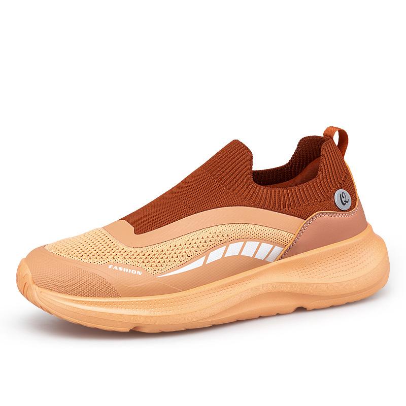 

Four Seasons New Casual Men s and Women s Shoes with One Step Casual Mesh Breathable Thick Bottom Cushioned Running Shoes 45 арбуз красный