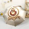 Galatasaray1 Personalized Text Umbrella Portable Automatic Umbrella Compact Durable 8-Rib Durable Plastic Iron All-Season Use Fashion Lovers