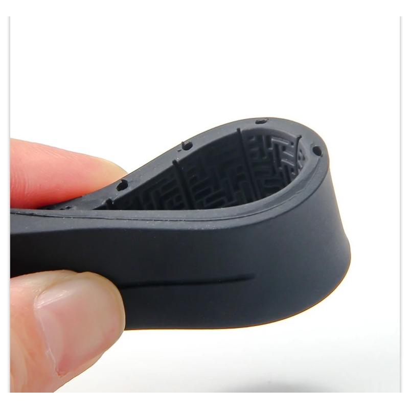 Non-Slip High Elasticity for Tissot T-Touch 21 20mm Black Orange T047 T013 T33 Special Interface Anti-Aging Silicone Watch Strap