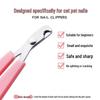 Stainless Steel Pet Nail Clippers for Cats and Dogs