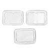 3PCS Fryer Rack Set 304 Stainless Steel Stackable Multi Layer Rectangular Dishwasher Safe Fryer