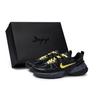V2K Run Abrasion Resistant Low Top Running Shoes Unisex Black Yellow FD0736-001(Team80-S-BOX)
