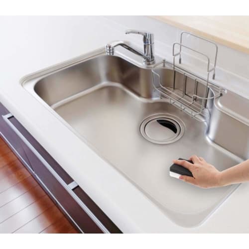 Plus One Sink Cleaning Sponges, Set of 5, Monotone, Made In Japan, Approx. 7 X 11 X 3 Cm