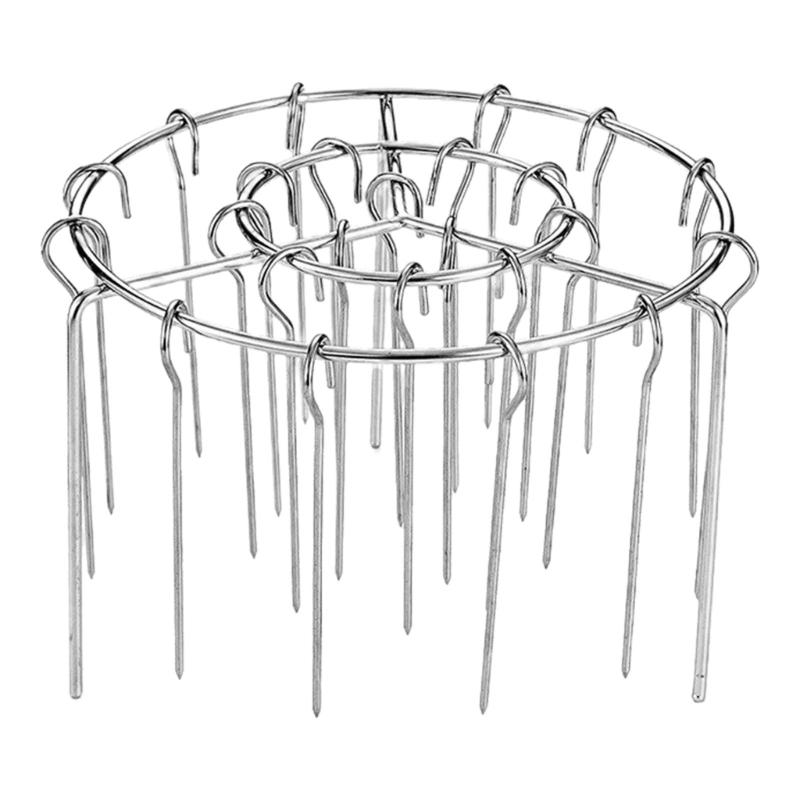 Space Saving Grill Detachable Vertical Barbecue Skewer Bracket Baking Needle Practical BBQ Tool Air Fryers Accessories