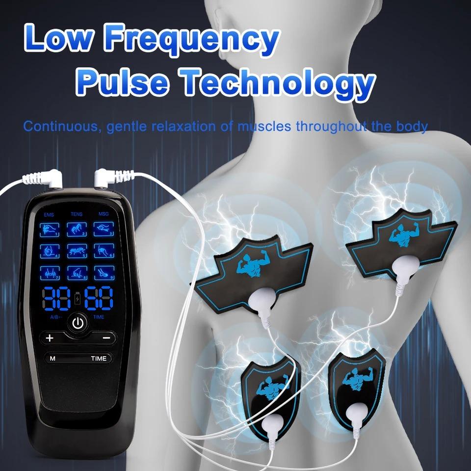 EMS Electric Muscle Stimulator Physiotherapy Tens Muscle Stimulator Ems Acupuncture Body Massage Digital Therapy Slimming Machine Electro Stimulator