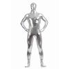 Латексный Zentai-костюм для всего тела Однотонный блестящий боди Костюм для Хэллоуина Сценический костюм