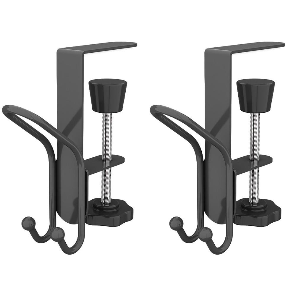 Adjustable Desk Hook Headphones Storage Space-Saving Hanger