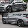 LINNUNU 4Pcs For ZEEKR 001 7X 2026 Car Wheel Hub Center Cap ABS Snap-on Styling Badge Rim Cover Exterior Decoration Accessories