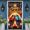 Birthday Backdrop Glossy Finish Party Banner Celebration Banner Golden Lettering Birthday Background For Automotive Themed