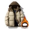 Unisex Winter Hooded Puffer Jacket Thick Warm Cotton Coat Casual Loose Fit Men Women