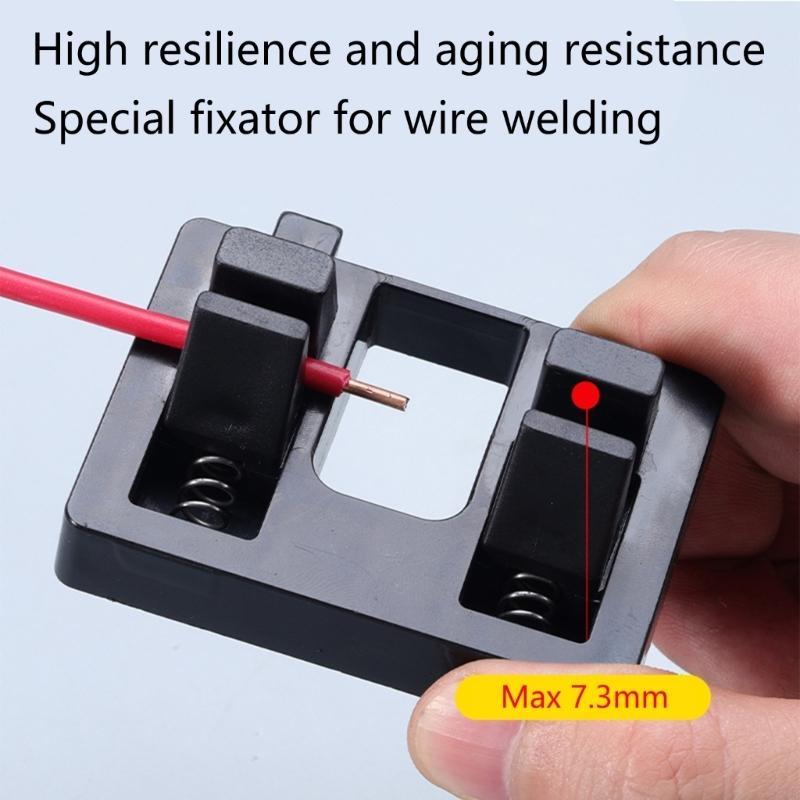 High Temperatures Resistant Soldering Wire Stand Cable Welding Fixture Clamp for Home Repairs and Industrial Maintenance