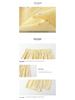 2025 Women's Yellow Jacquard Straight-Leg High-Waisted Slimming Summer Pants