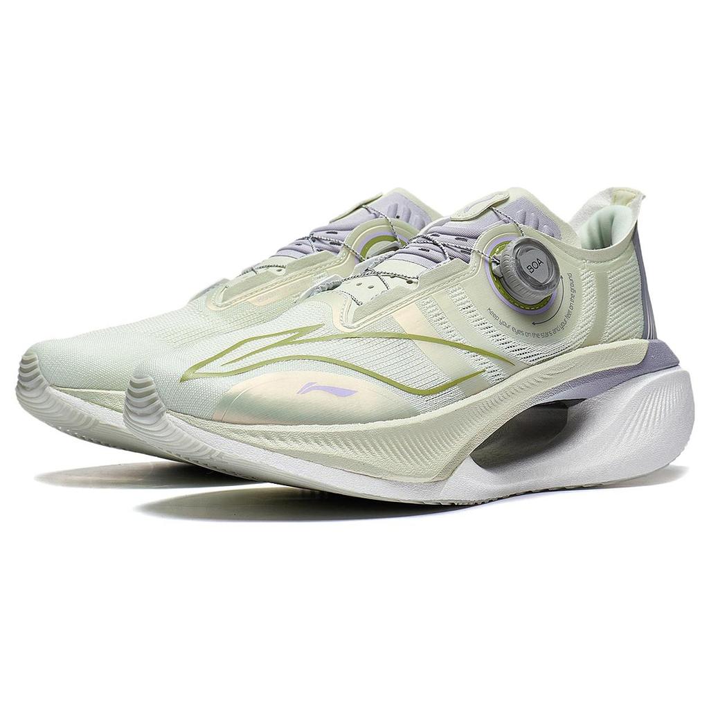 New LiNing Jueying 2 Slip Resistant Low Top Running Shoes Unisex Light Green ARRT017-13