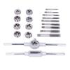20Pcs Tap Die Set Tool Steel Car Repair Die Taps for Model Processing DIY Cast Iron Aluminum